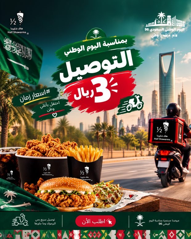 عرض التوصيل 3 ريال